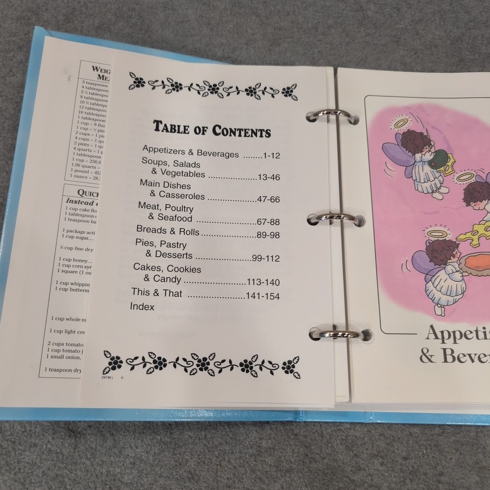 Heavenly Delights Perdido Bay United Methodist Church Cookbook‎ 1999 Binder VG+ - Picture 3 of 3